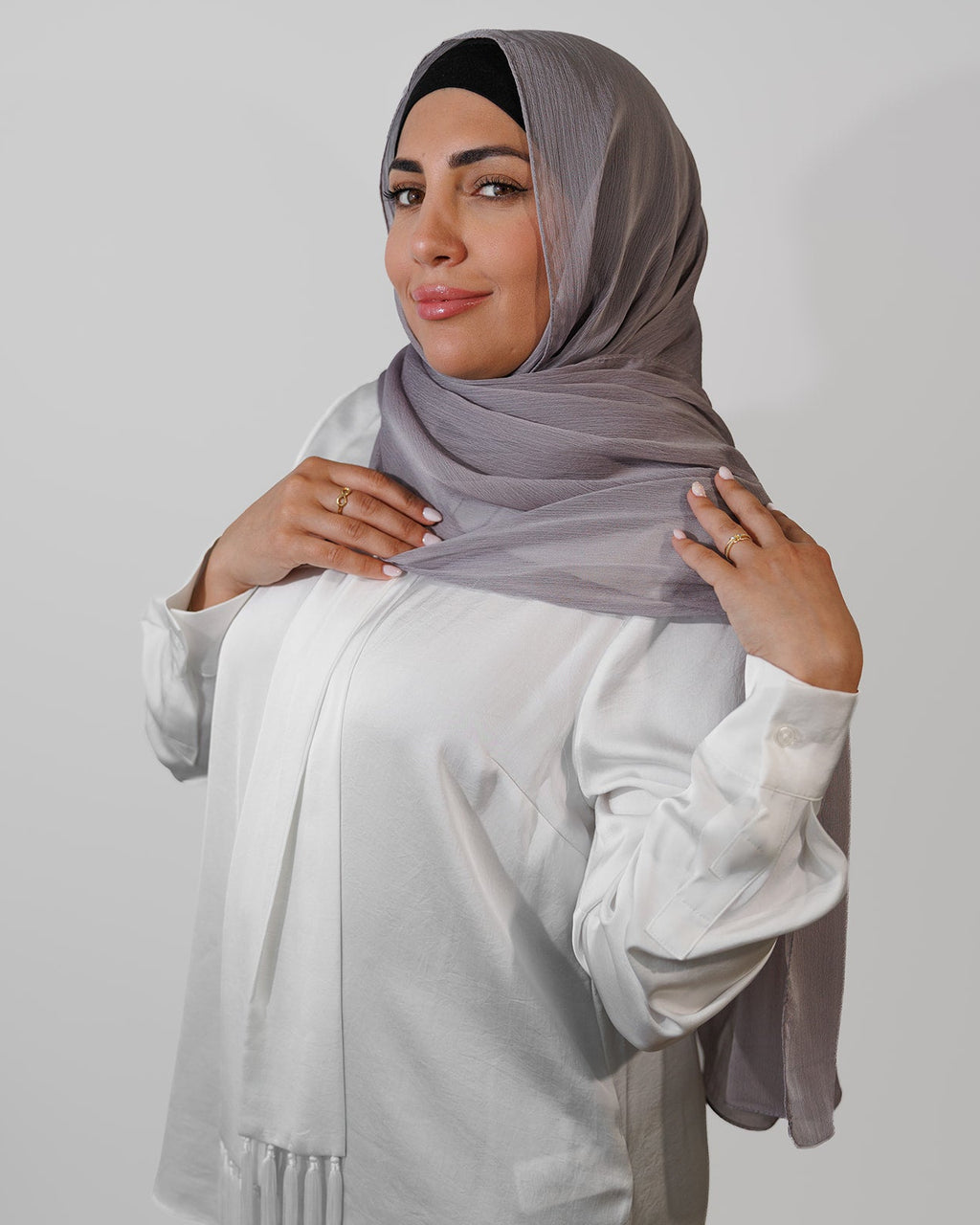 Foulard Texturé Élégance Lavendre