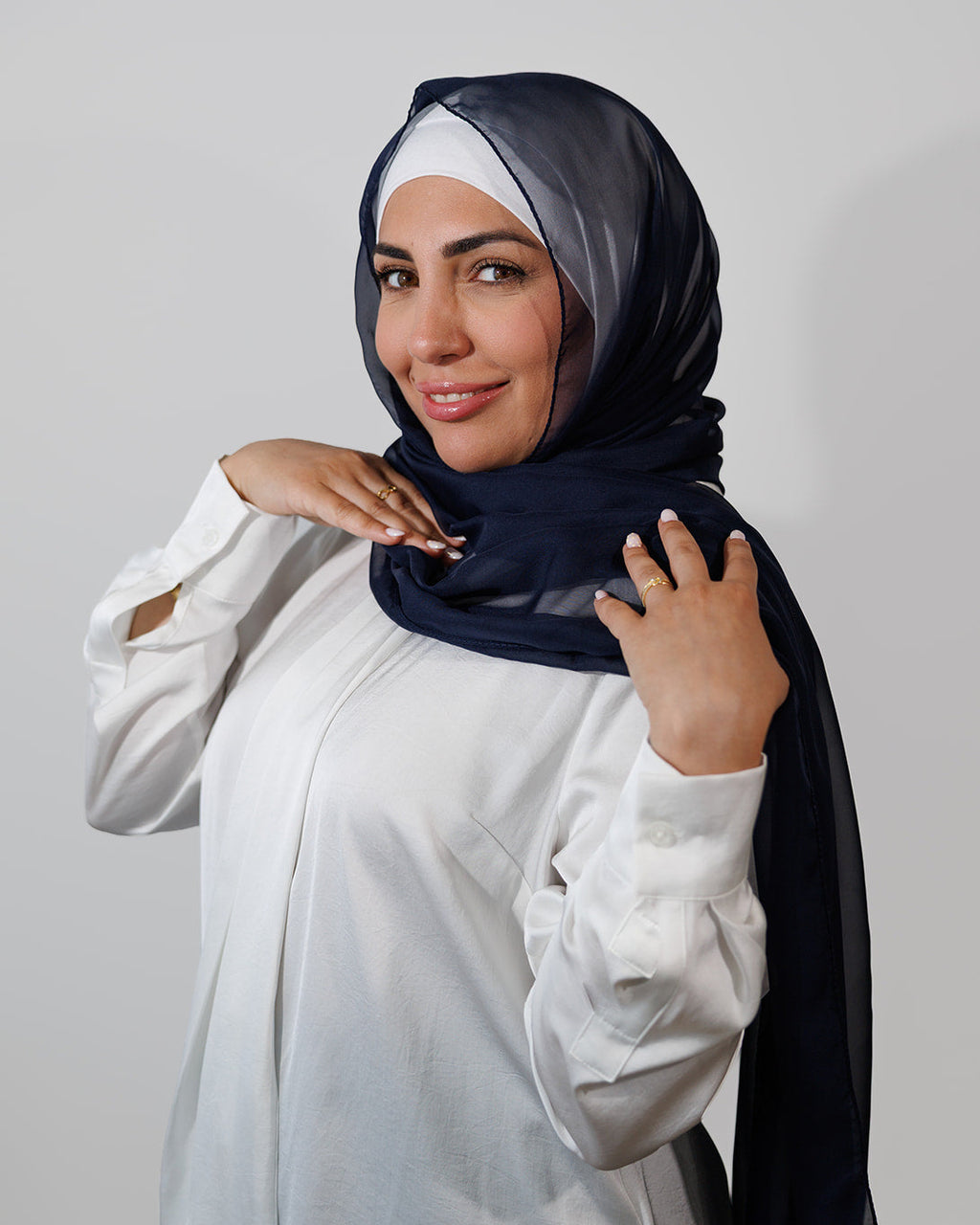 طرحة من الشيفون 
