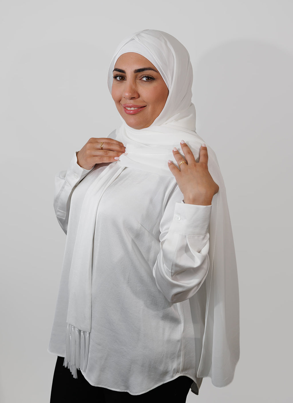 طرحة من الشيفون 