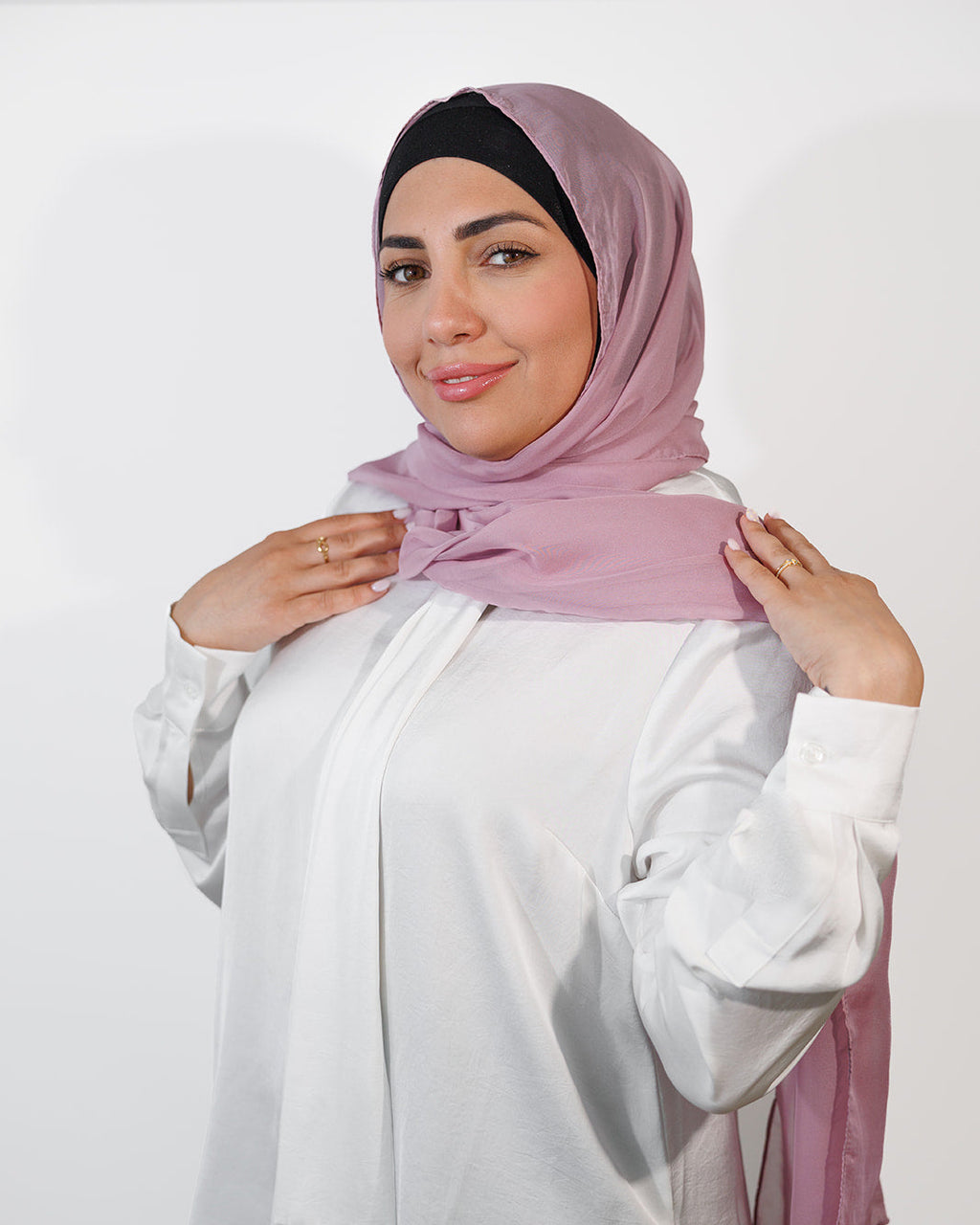 طرحة من الشيفون 