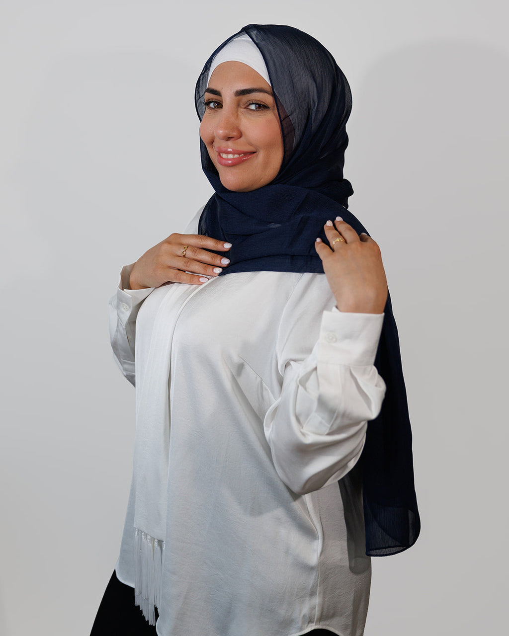 وشاح منقوش - أناقة