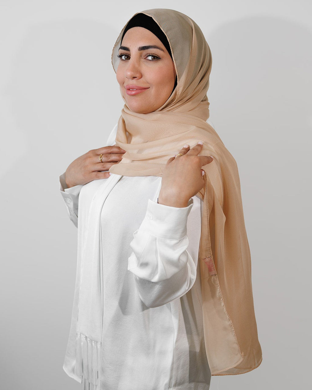 طرحة من الشيفون 